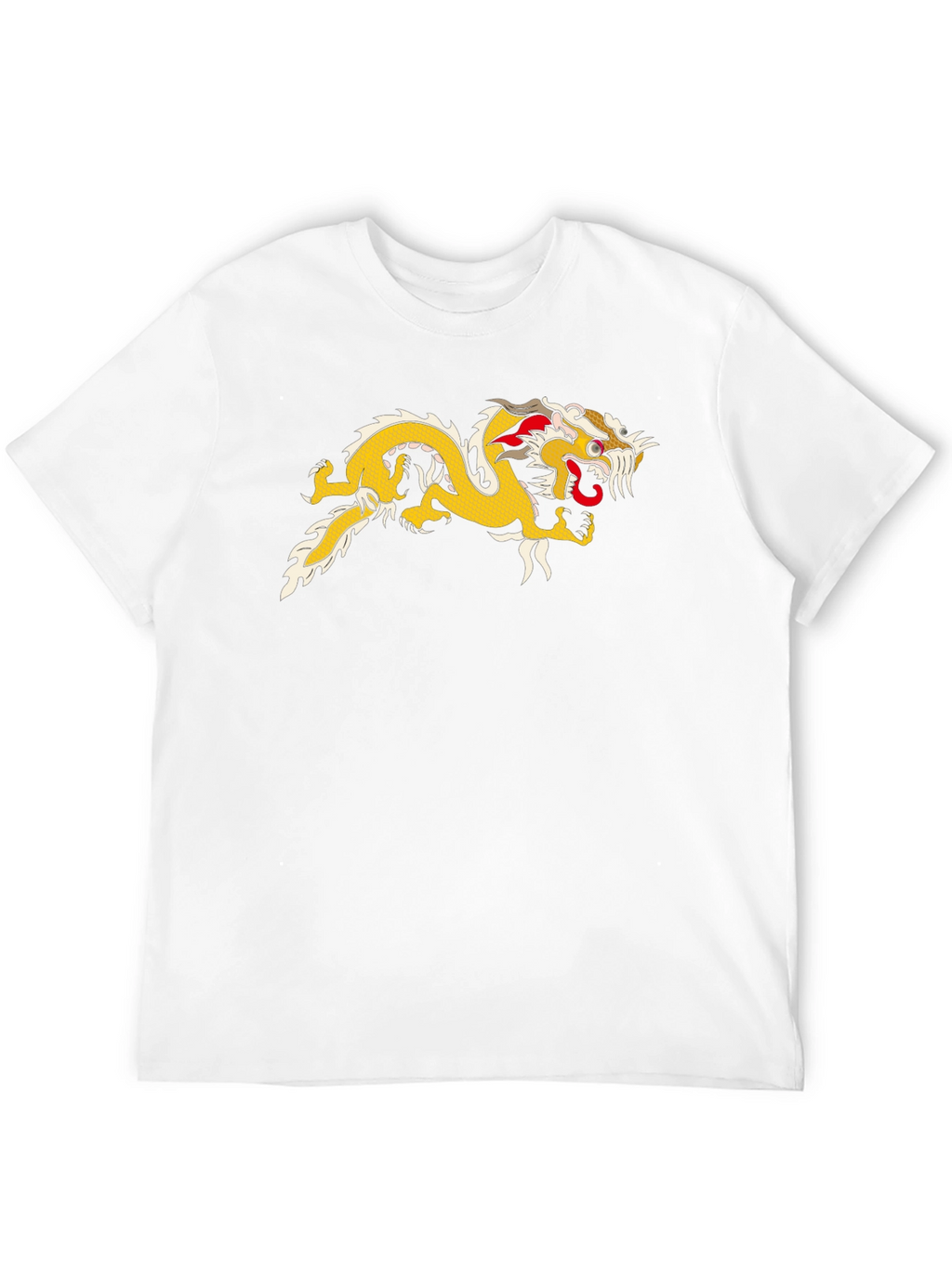 Dragon Graphic Tee - Black Cotton Comfort
