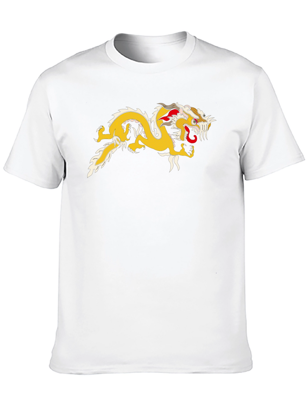 Dragon Graphic Tee - Black Cotton Comfort