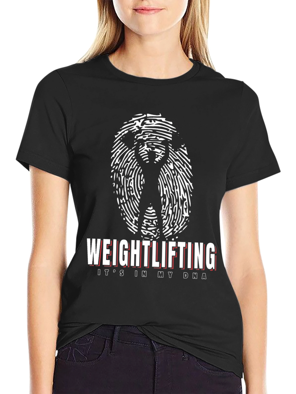 Weightlifting DNA T-Shirt: Gym & Fitness Apparel