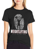 Weightlifting DNA T-Shirt: Gym & Fitness Apparel