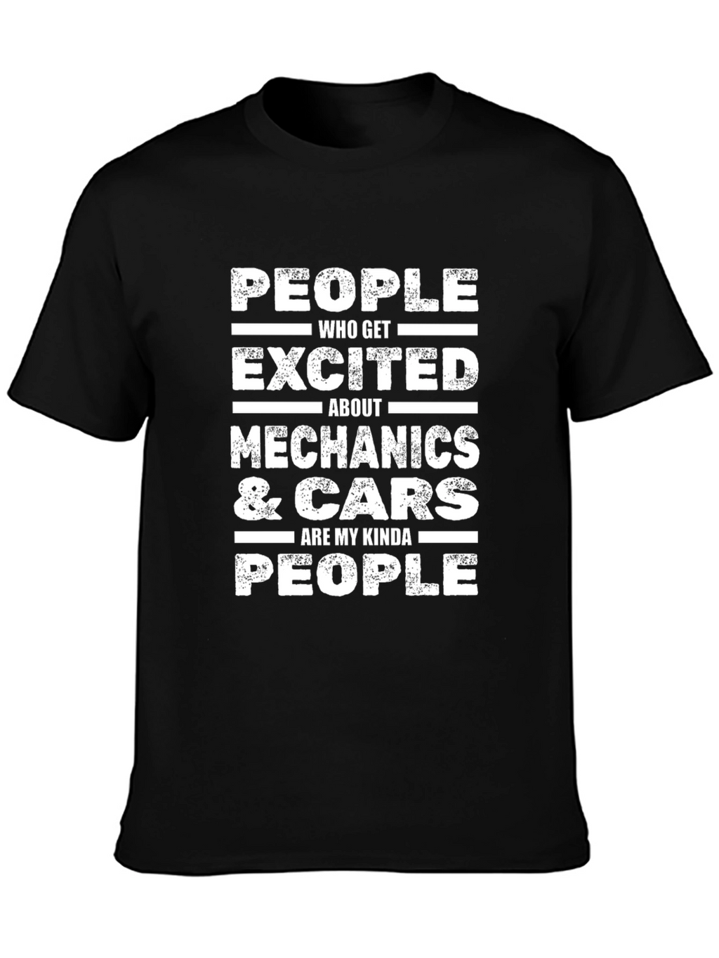 Mechanics & Cars Enthusiast T-Shirt - Black