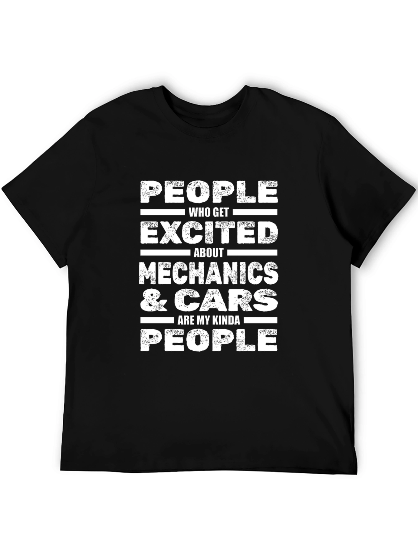 Mechanics & Cars Enthusiast T-Shirt - Black