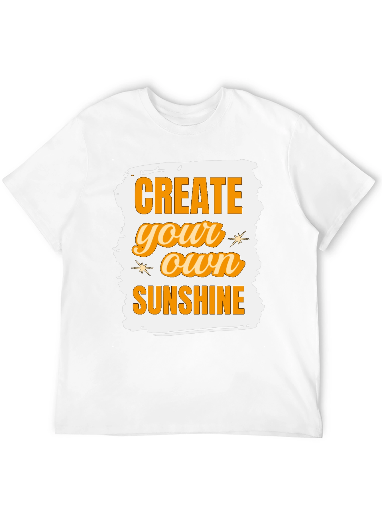 Create Your Own Sunshine Graphic Tee - Black