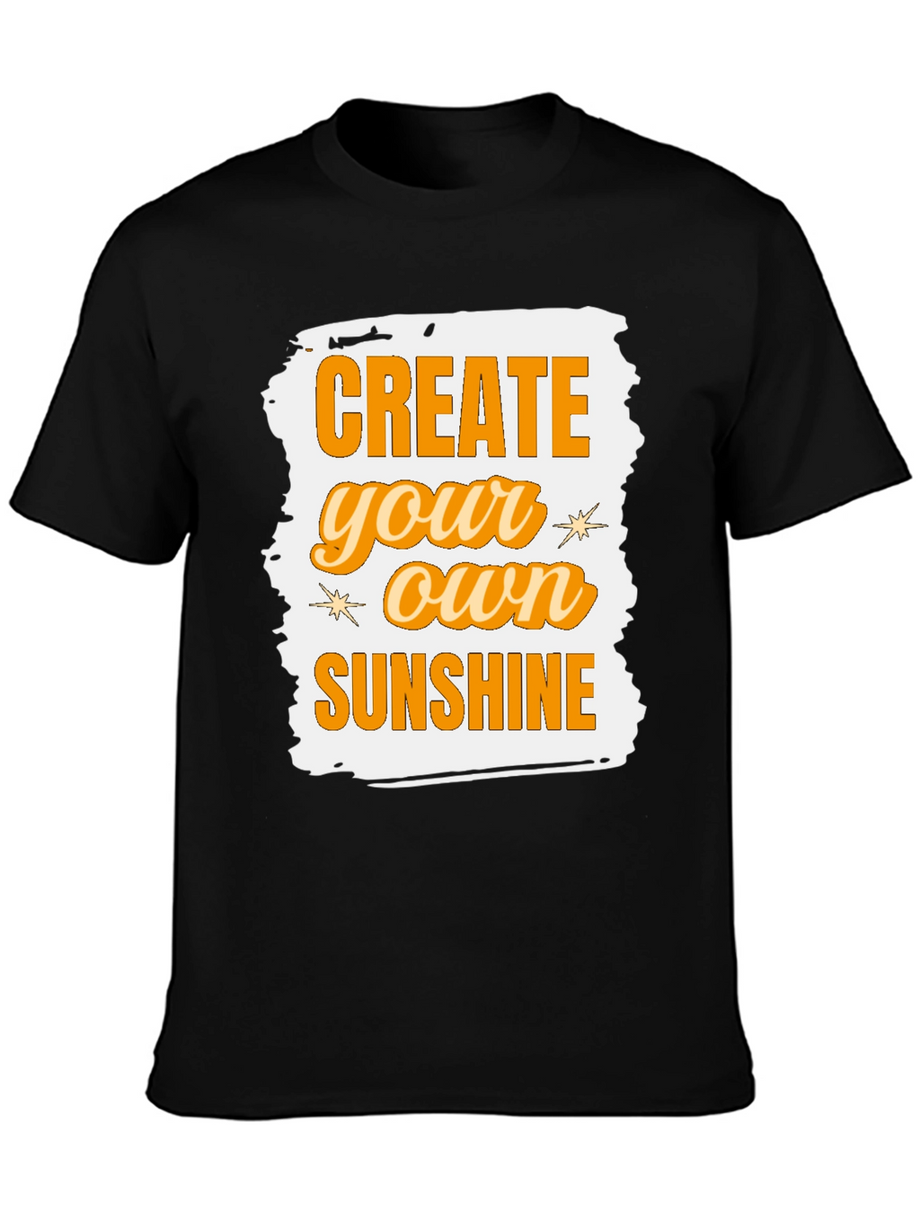 Create Your Own Sunshine Graphic Tee - Black