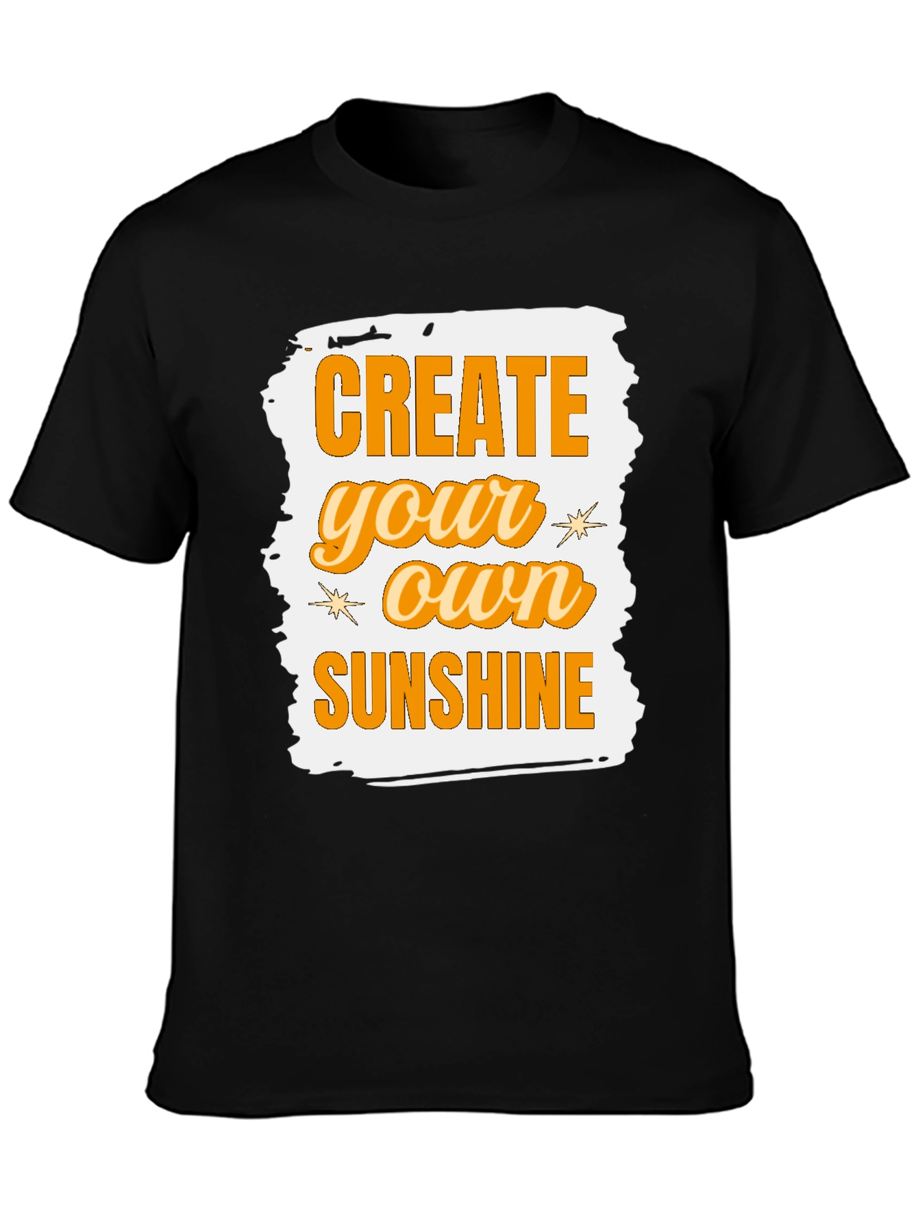 Create Your Own Sunshine Graphic Tee - Black