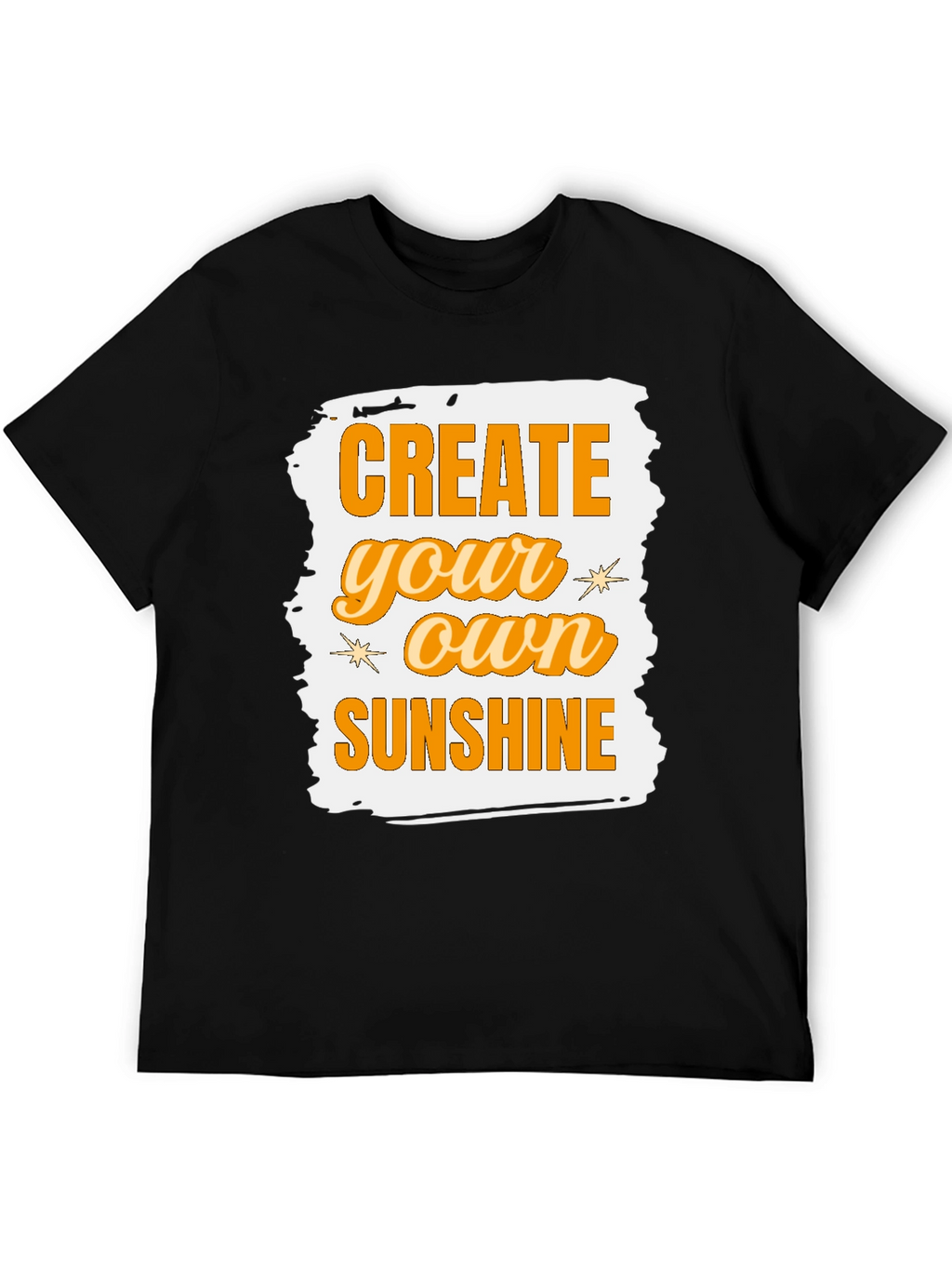 Create Your Own Sunshine Graphic Tee - Black