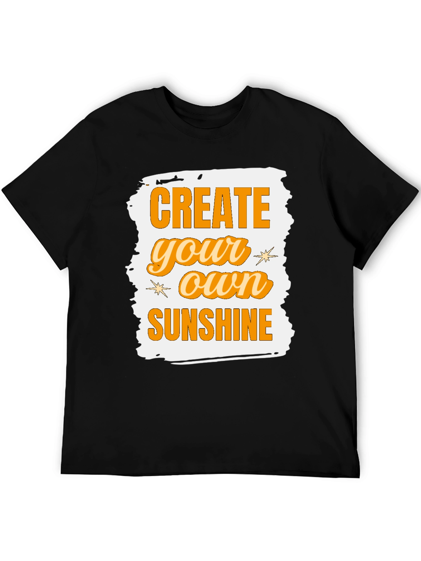 Create Your Own Sunshine Graphic Tee - Black