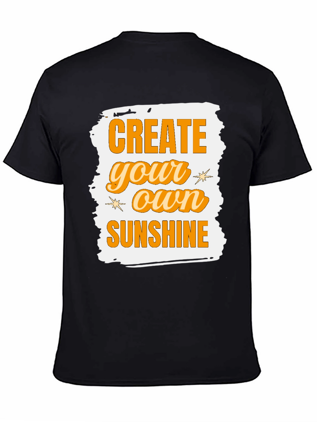 Create Your Own Sunshine Graphic Tee - Black