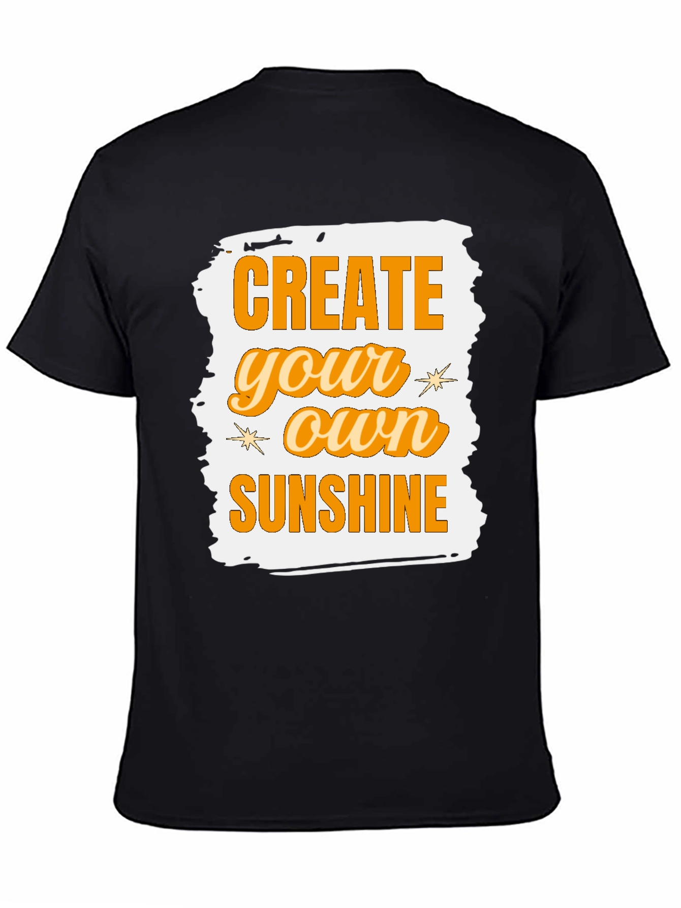 Create Your Own Sunshine Graphic Tee - Black