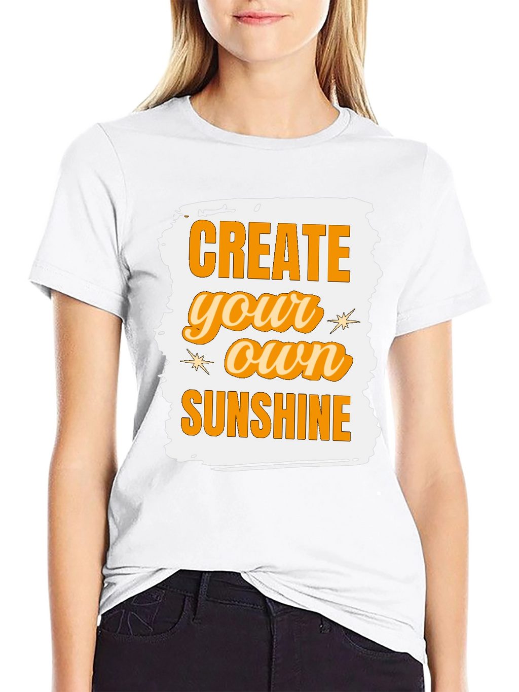 Create Your Own Sunshine Graphic Tee - Black