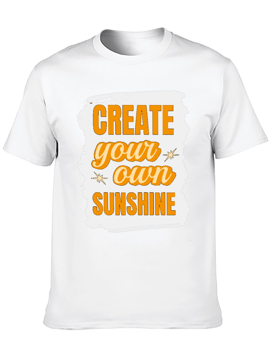 Create Your Own Sunshine Graphic Tee - Black