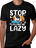 Stop Calling Me Lazy Guinea Pig T-Shirt