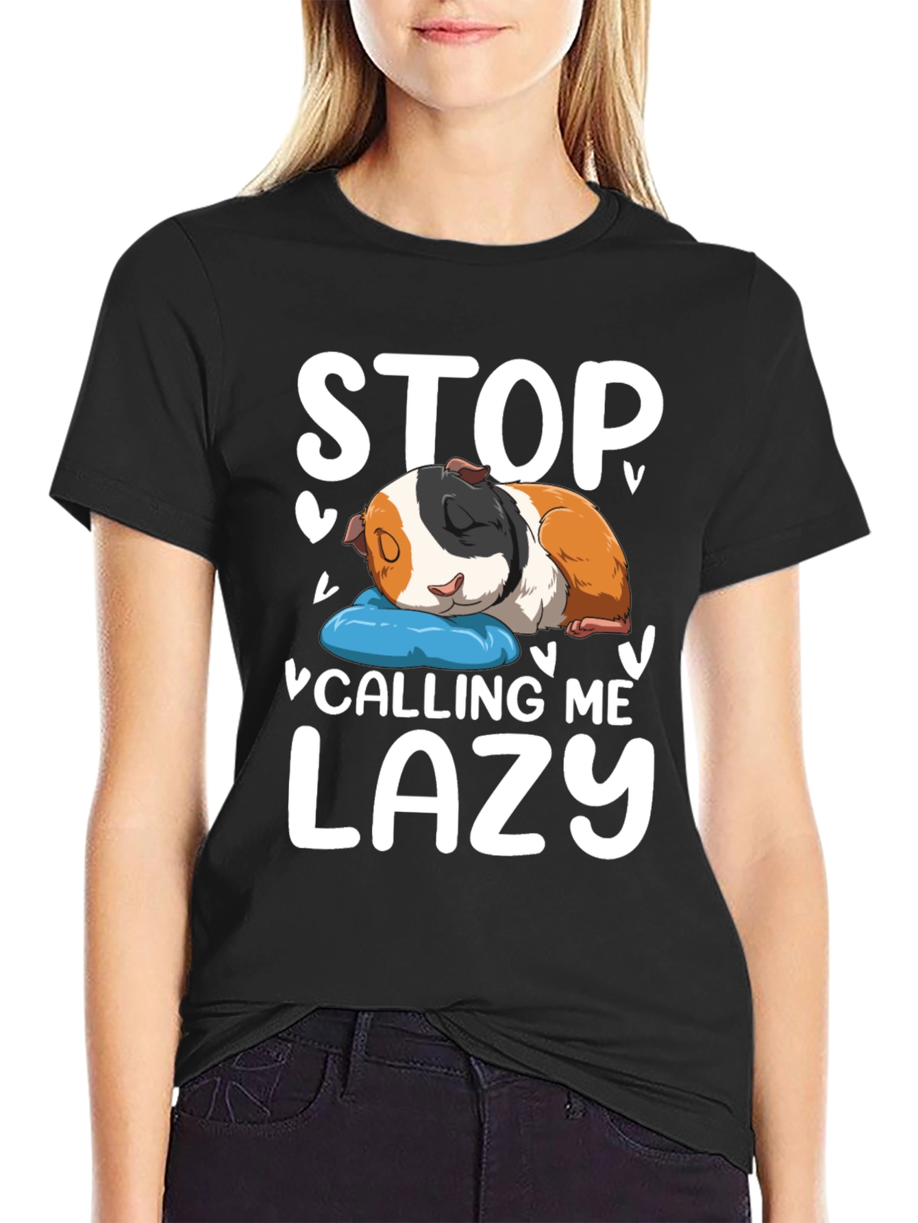 Stop Calling Me Lazy Guinea Pig T-Shirt