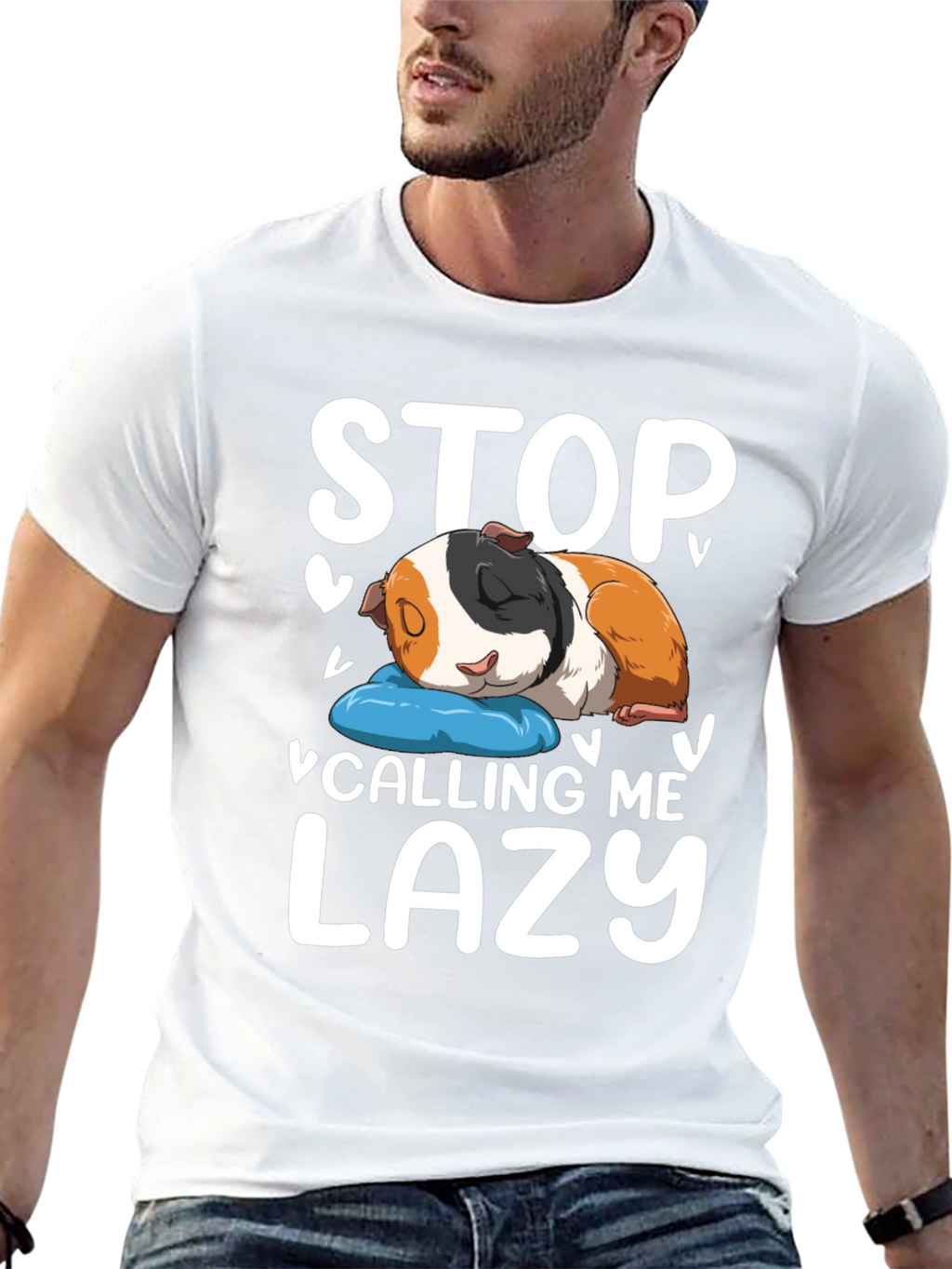 Stop Calling Me Lazy Guinea Pig T-Shirt