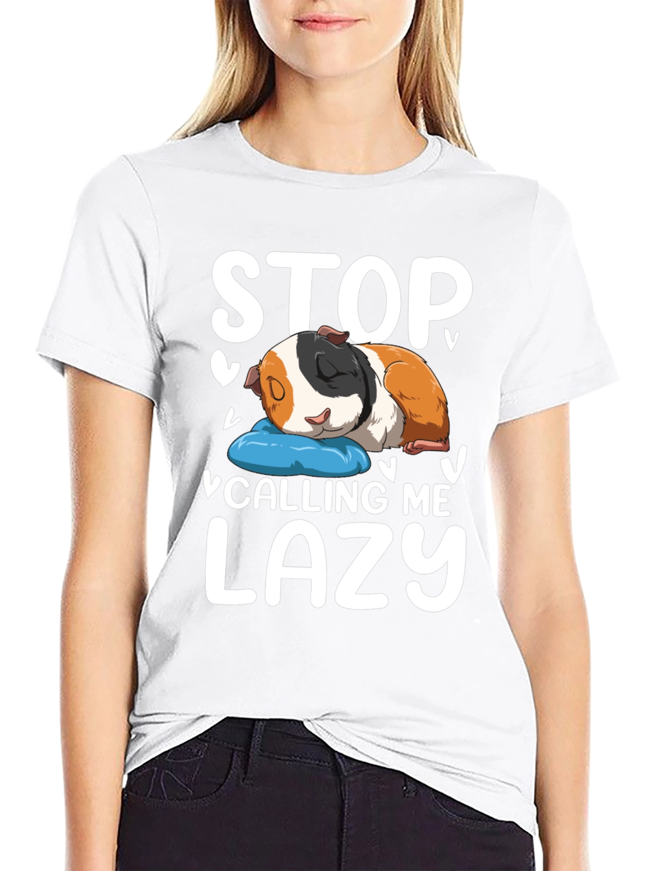 Stop Calling Me Lazy Guinea Pig T-Shirt