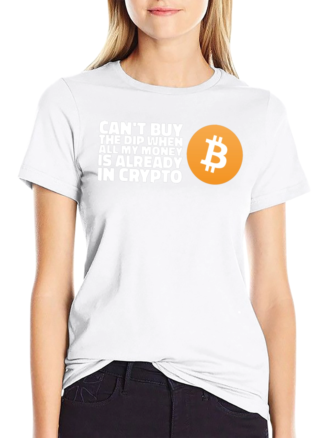 Crypto Dip T-Shirt - Bitcoin Design