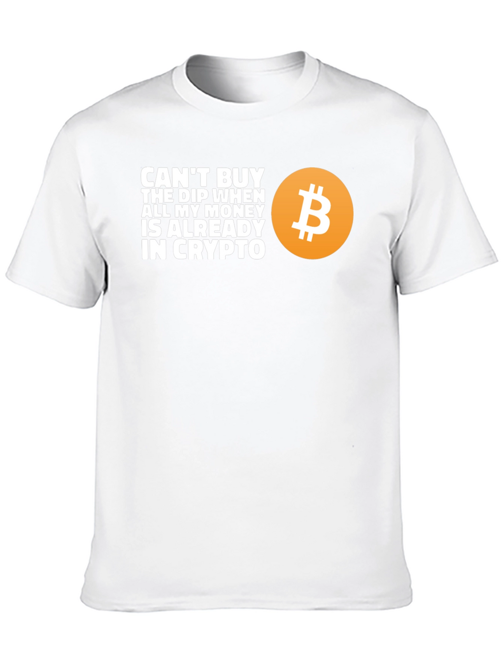 Crypto Dip T-Shirt - Bitcoin Design