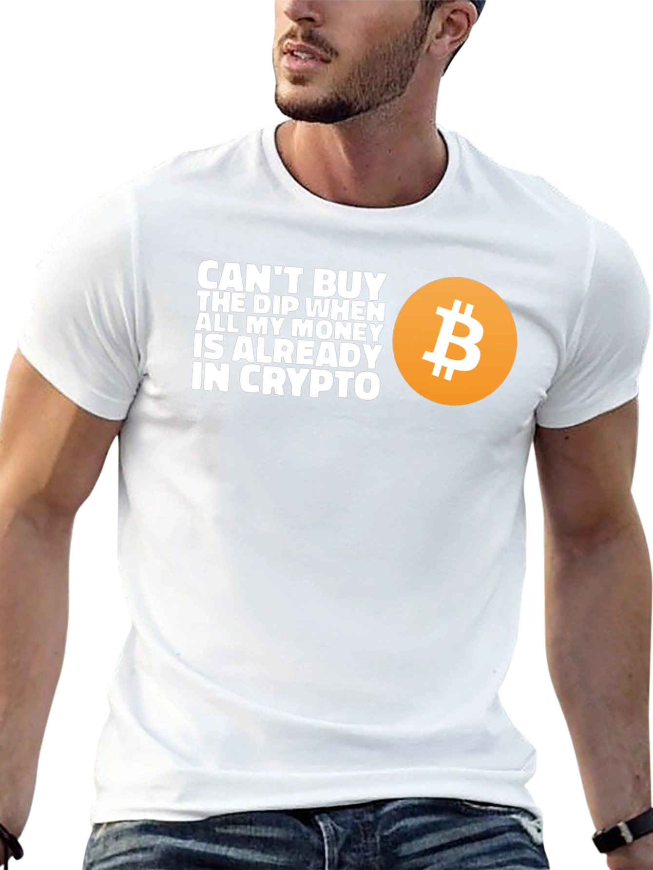 Crypto Dip T-Shirt - Bitcoin Design