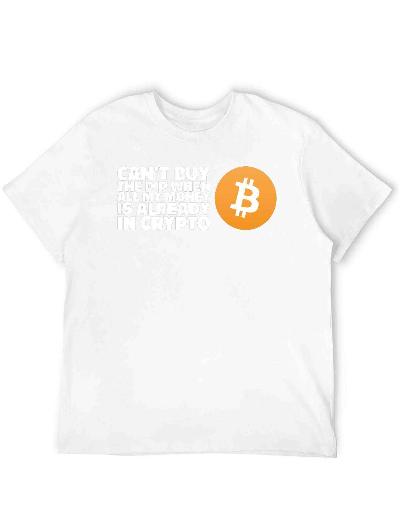 Crypto Dip T-Shirt - Bitcoin Design