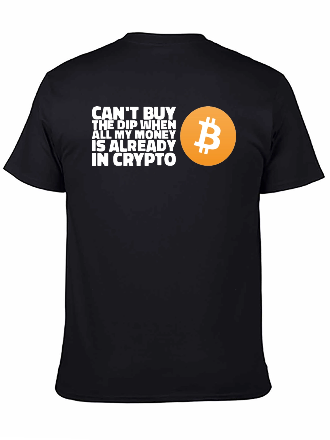 Crypto Dip T-Shirt - Bitcoin Design