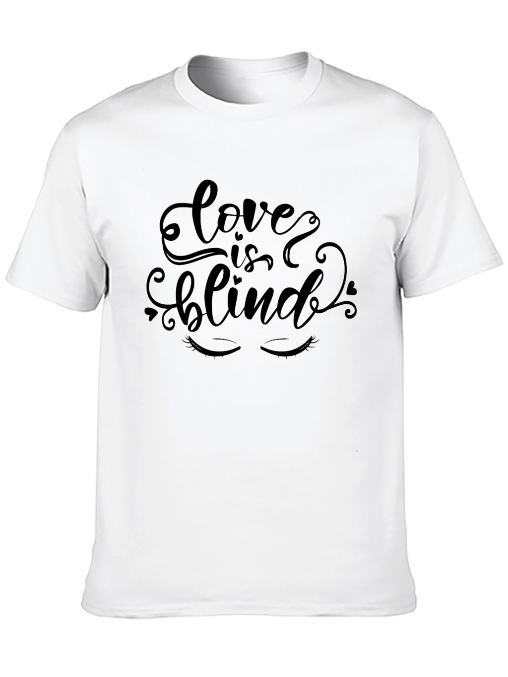 Love is Blind Black T-Shirt - Stylish Graphic Tee