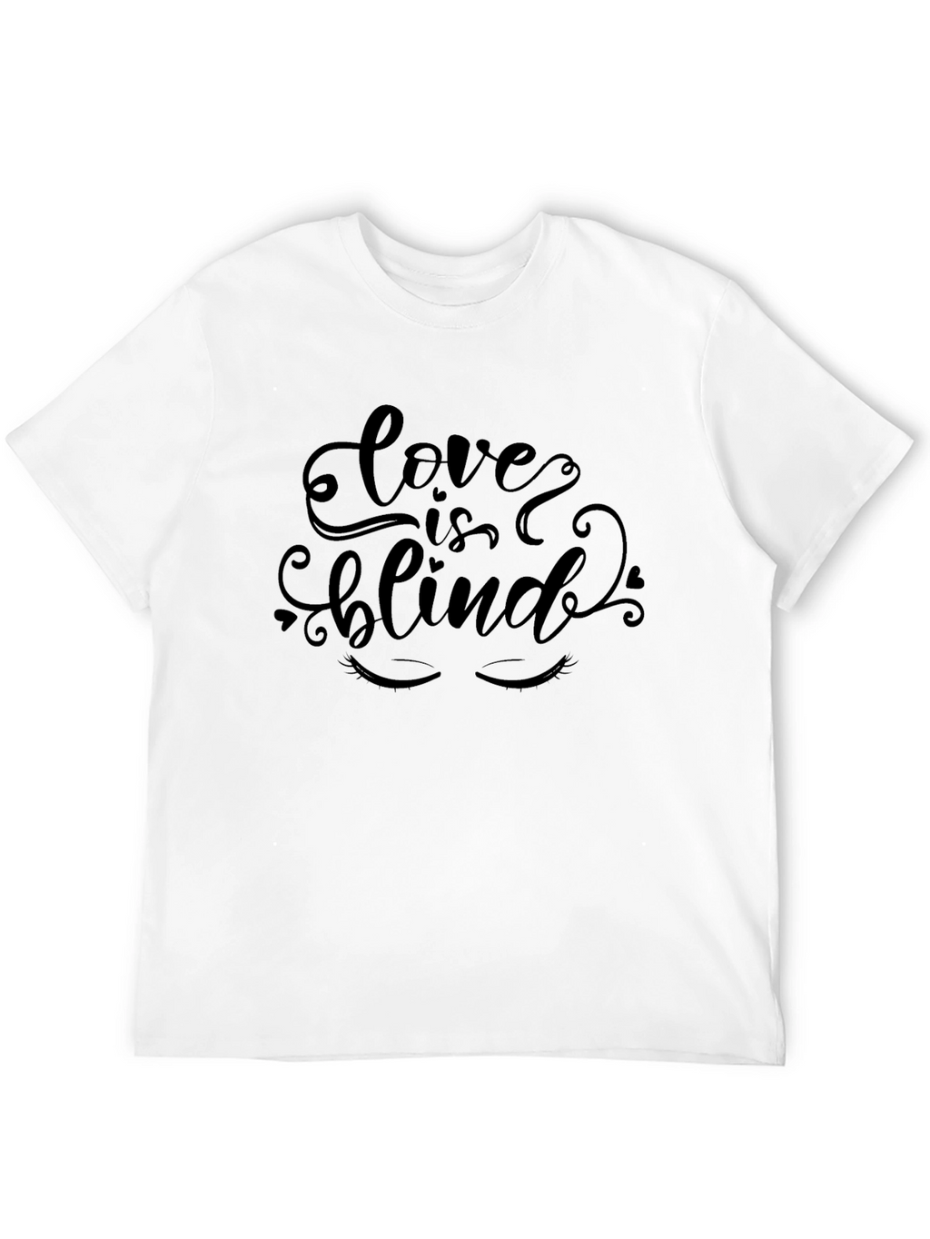 Love is Blind Black T-Shirt - Stylish Graphic Tee