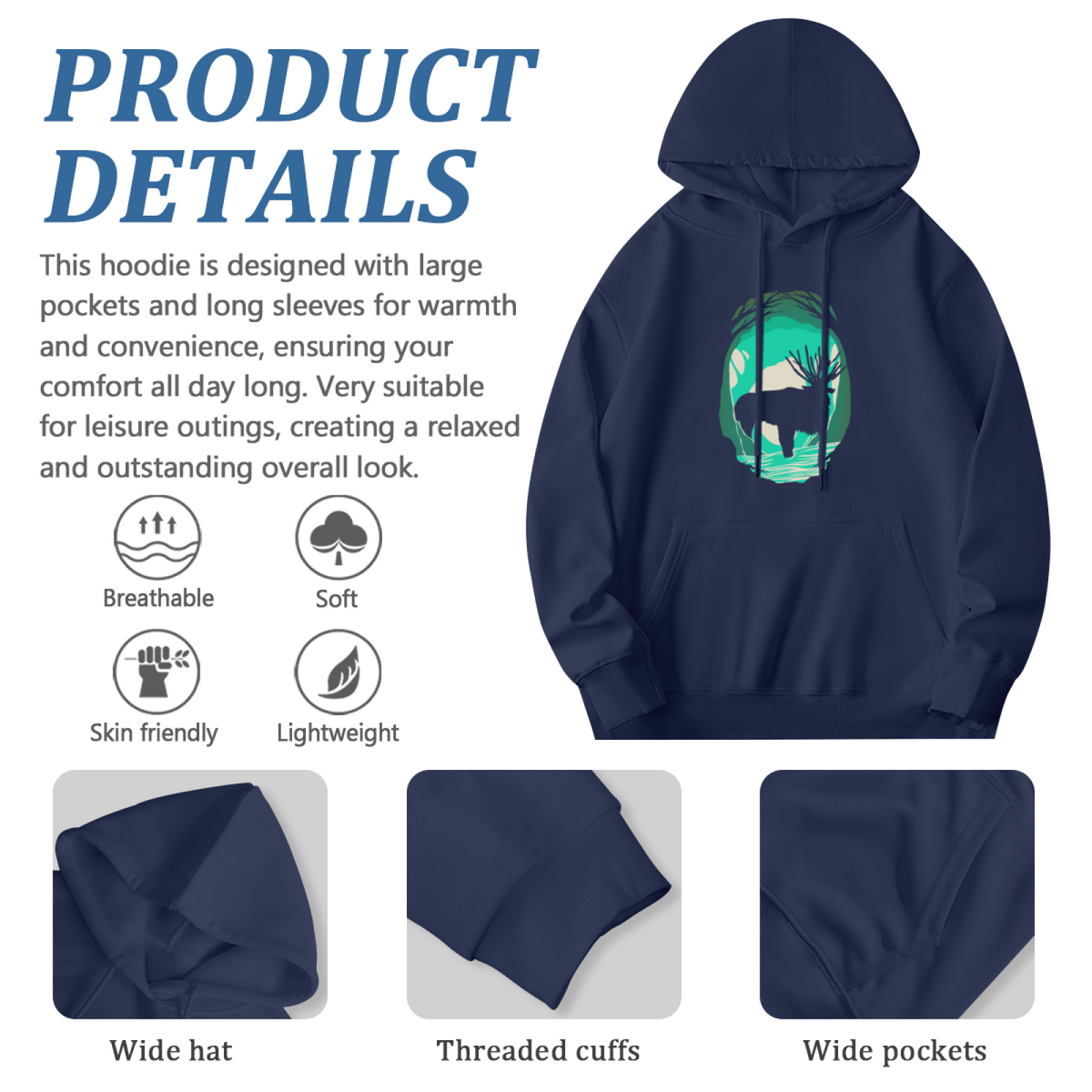 Motivational Hoodie - Creative Artistic Design Pullover #0520