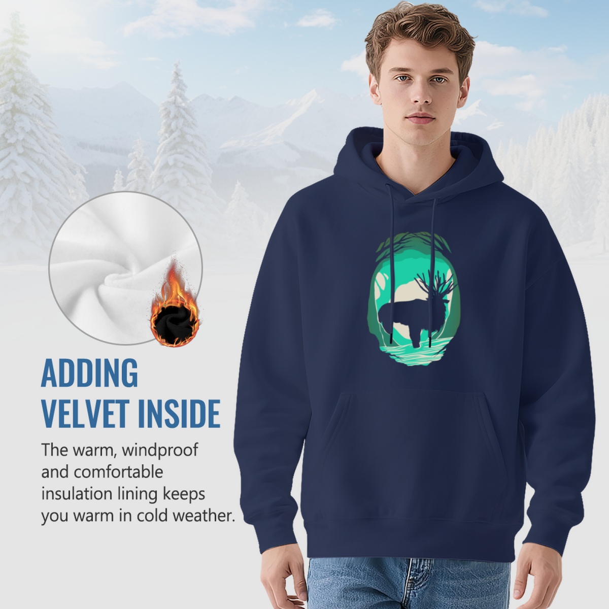 Motivational Hoodie - Creative Artistic Design Pullover #0520