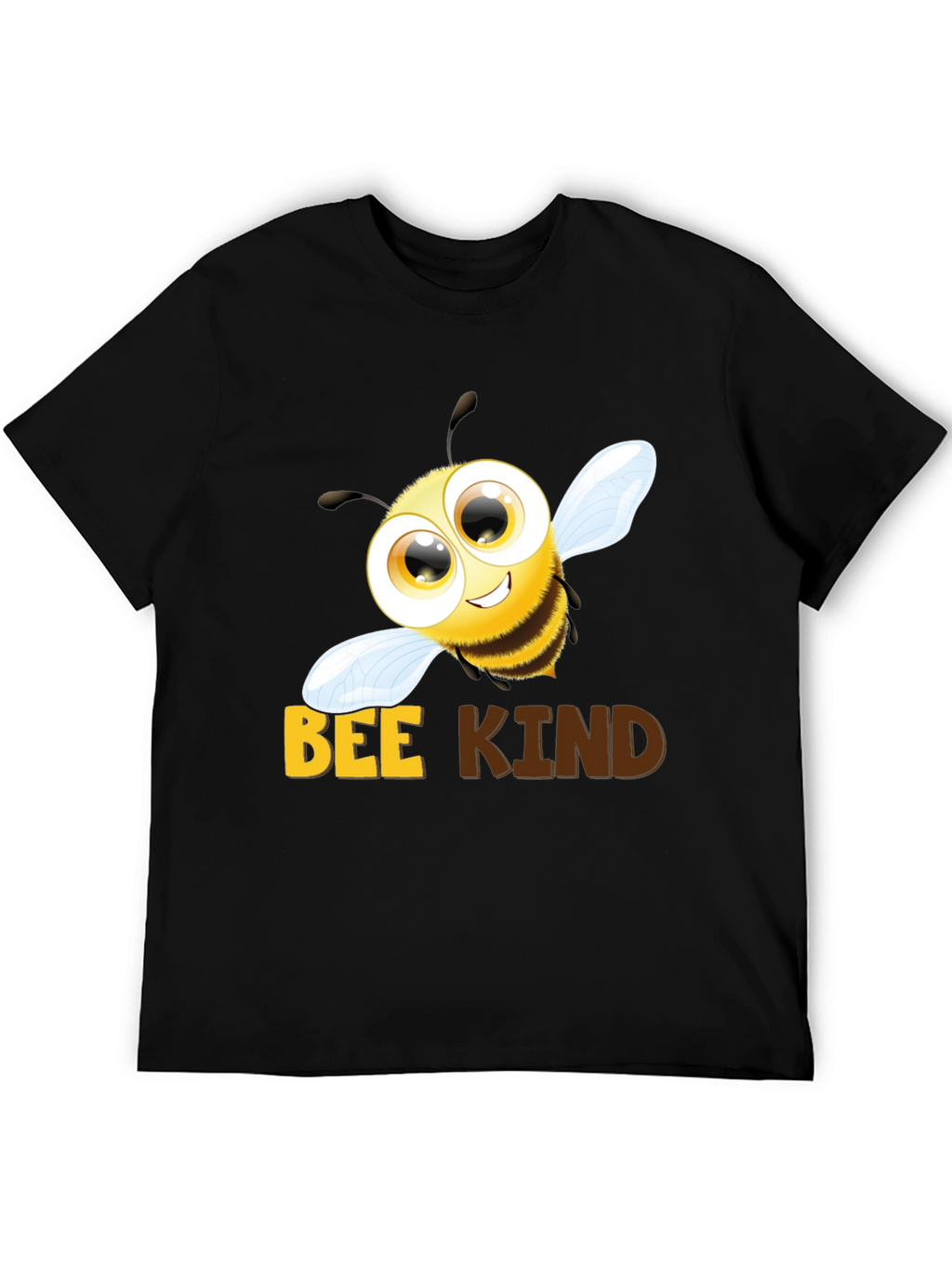 Bee Kind T-Shirt - Black Cotton Blend