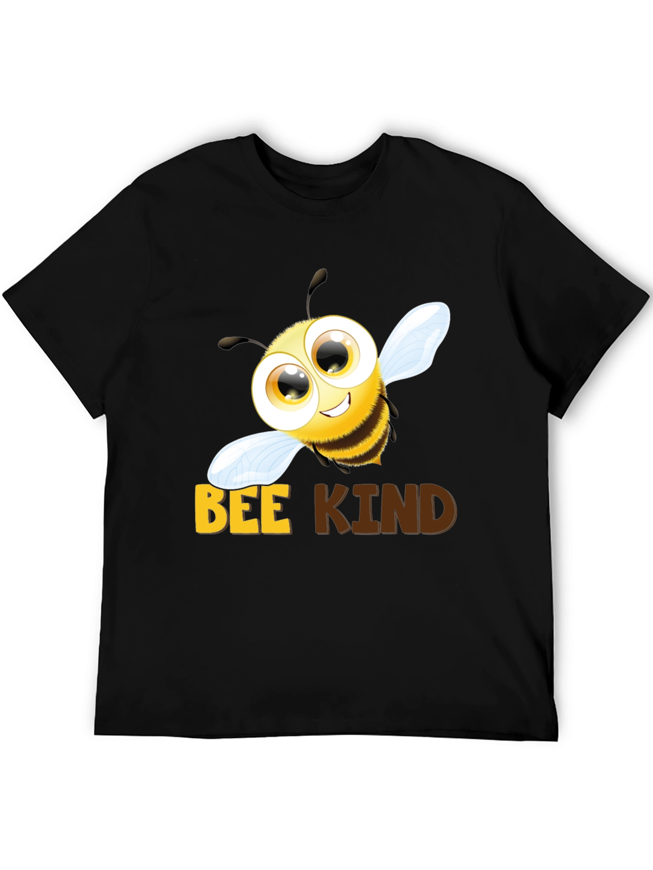 Bee Kind T-Shirt - Black Cotton Blend