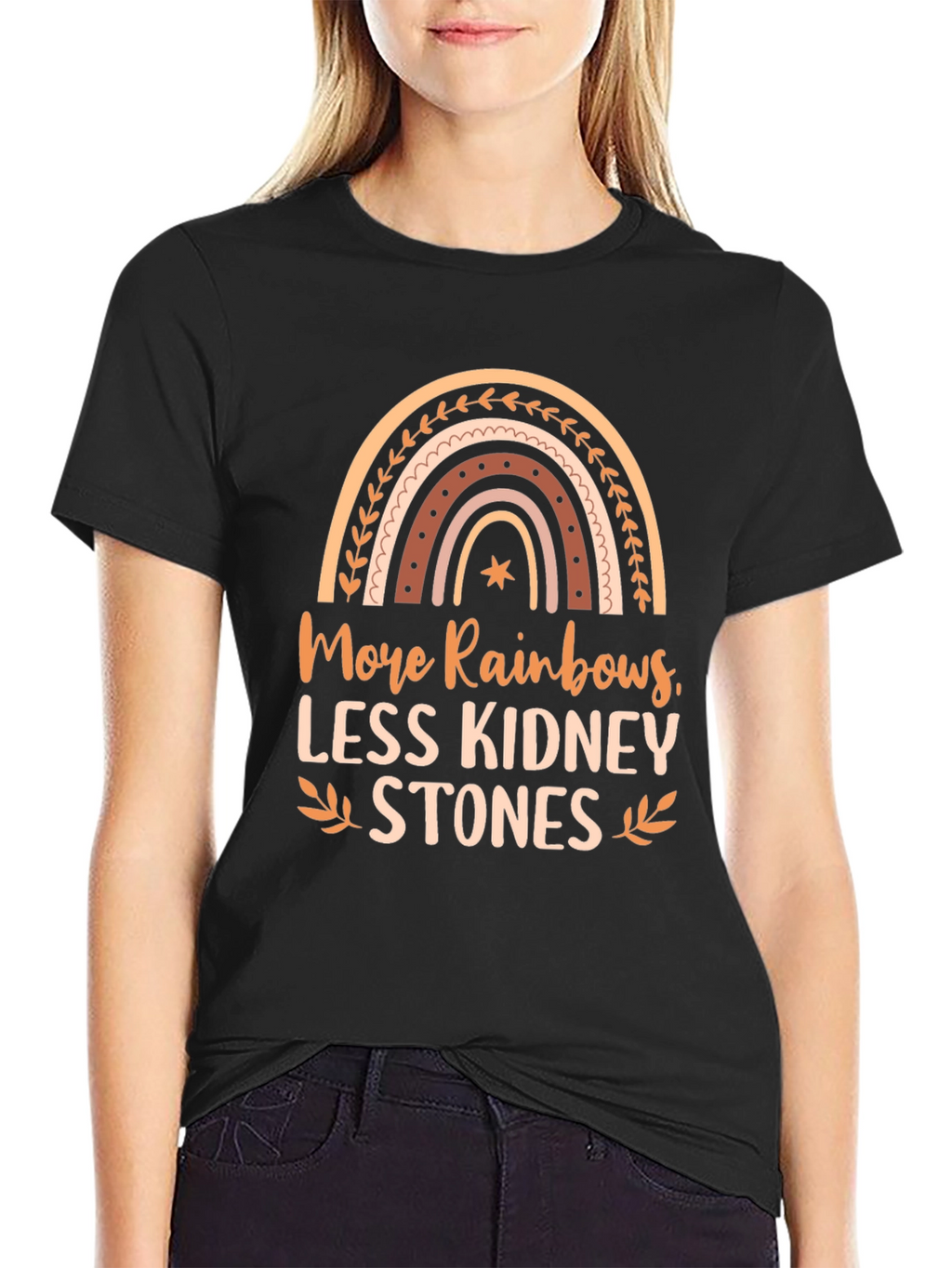 More Rainbows Less Kidney Stones Graphic Tee