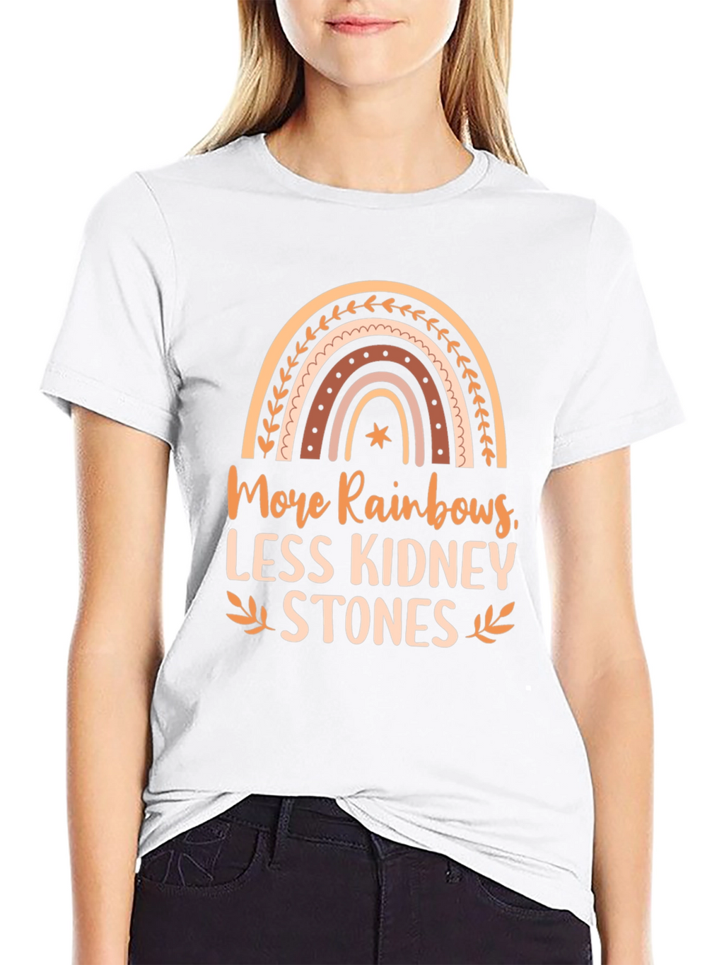 More Rainbows Less Kidney Stones Graphic Tee