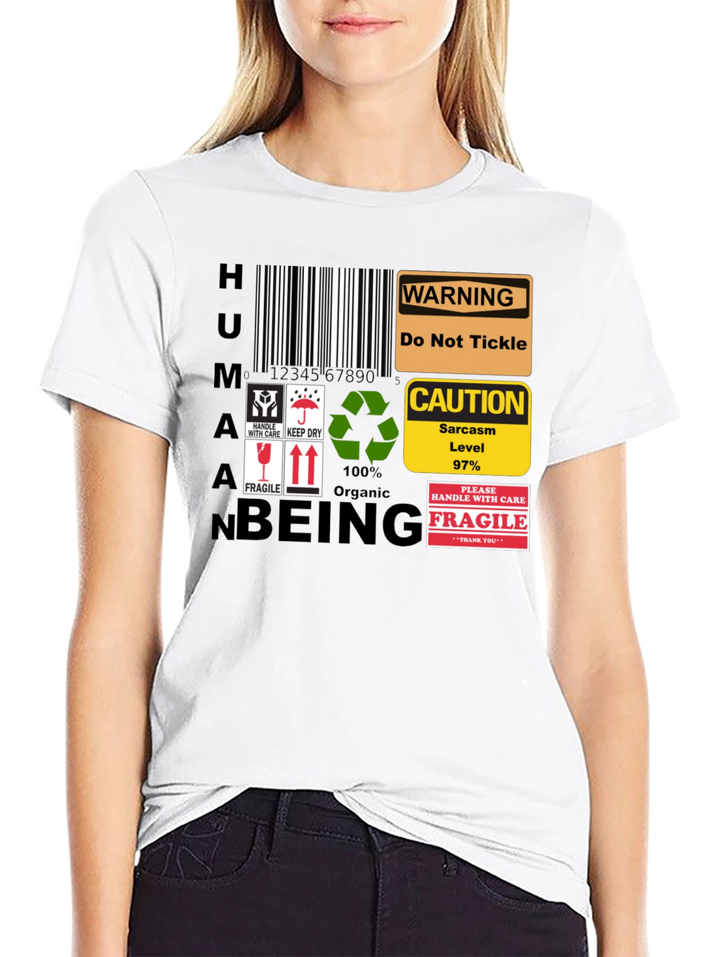 Human Being Novelty Graphic Tee