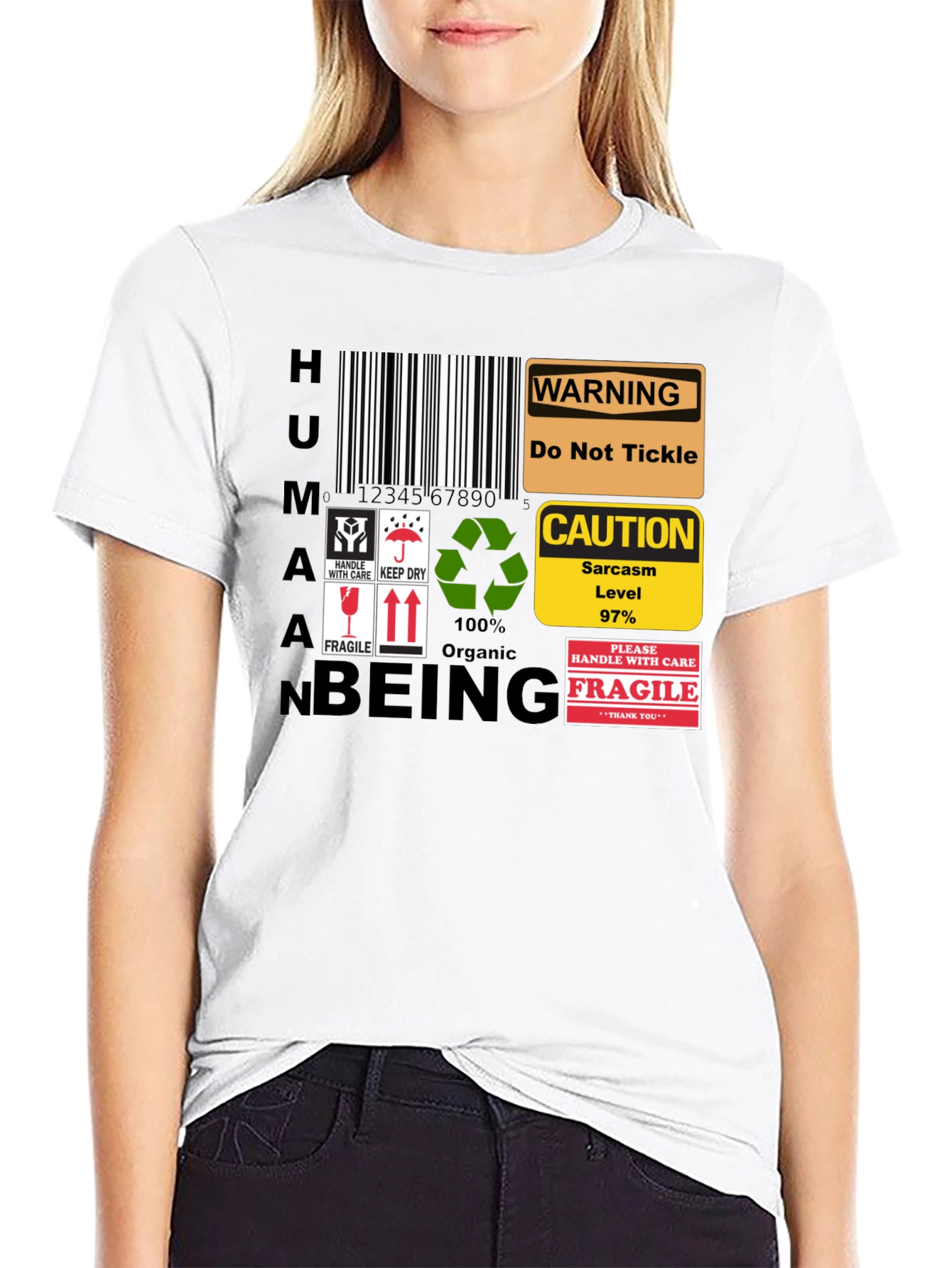 Human Being Novelty Graphic Tee
