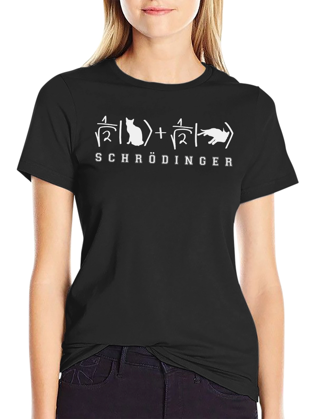 Schrödingers Cat Equation T-Shirt