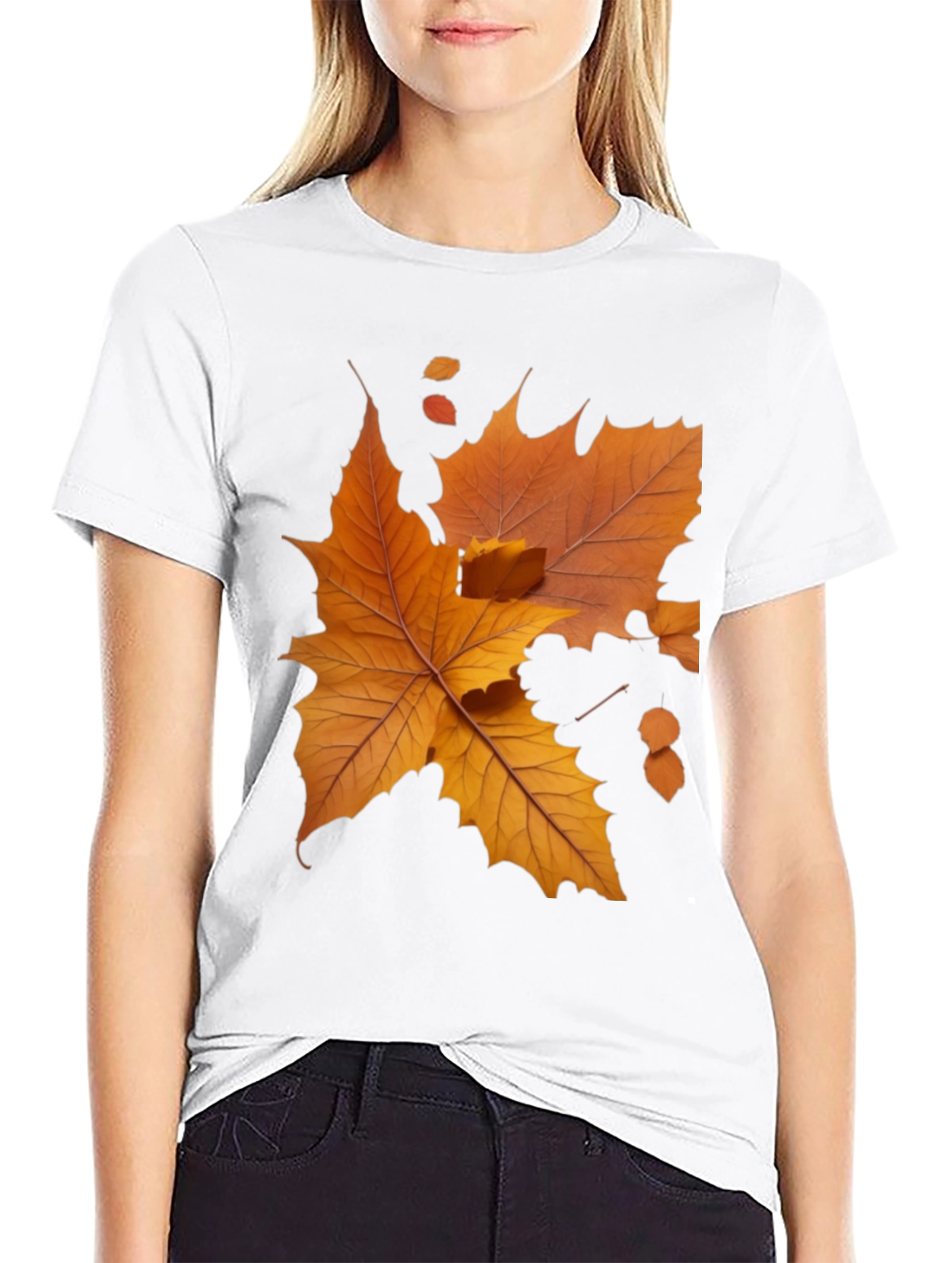 Autumn Leaf Graphic T-Shirt