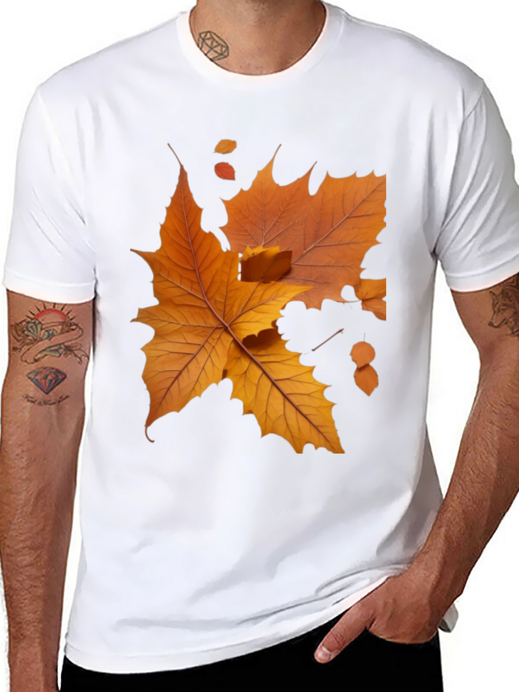Autumn Leaf Graphic T-Shirt