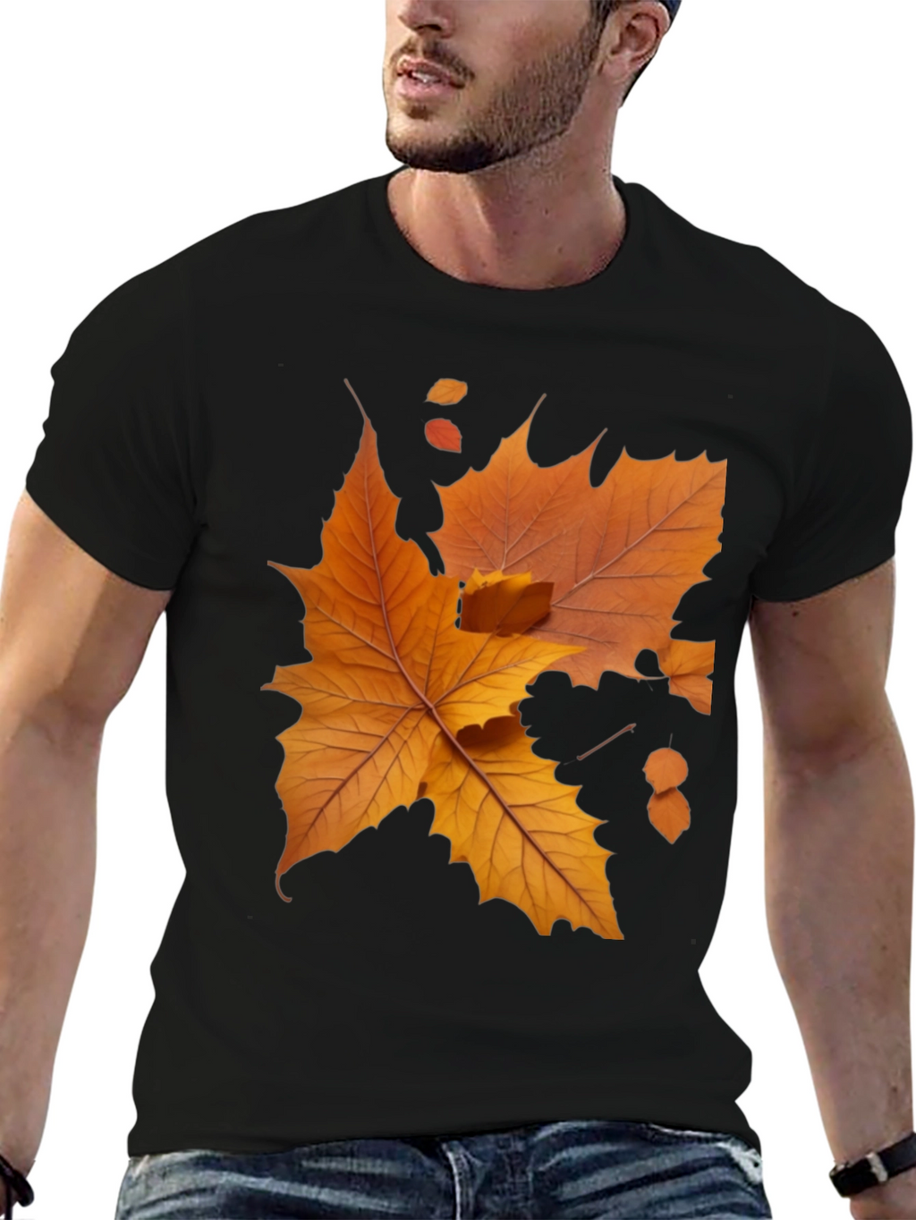 Autumn Leaf Graphic T-Shirt