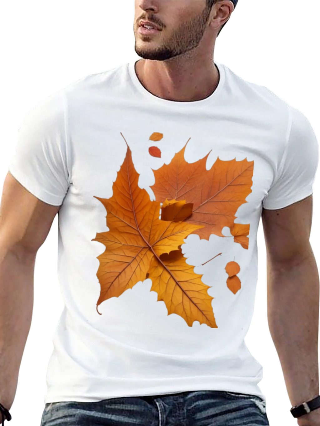 Autumn Leaf Graphic T-Shirt
