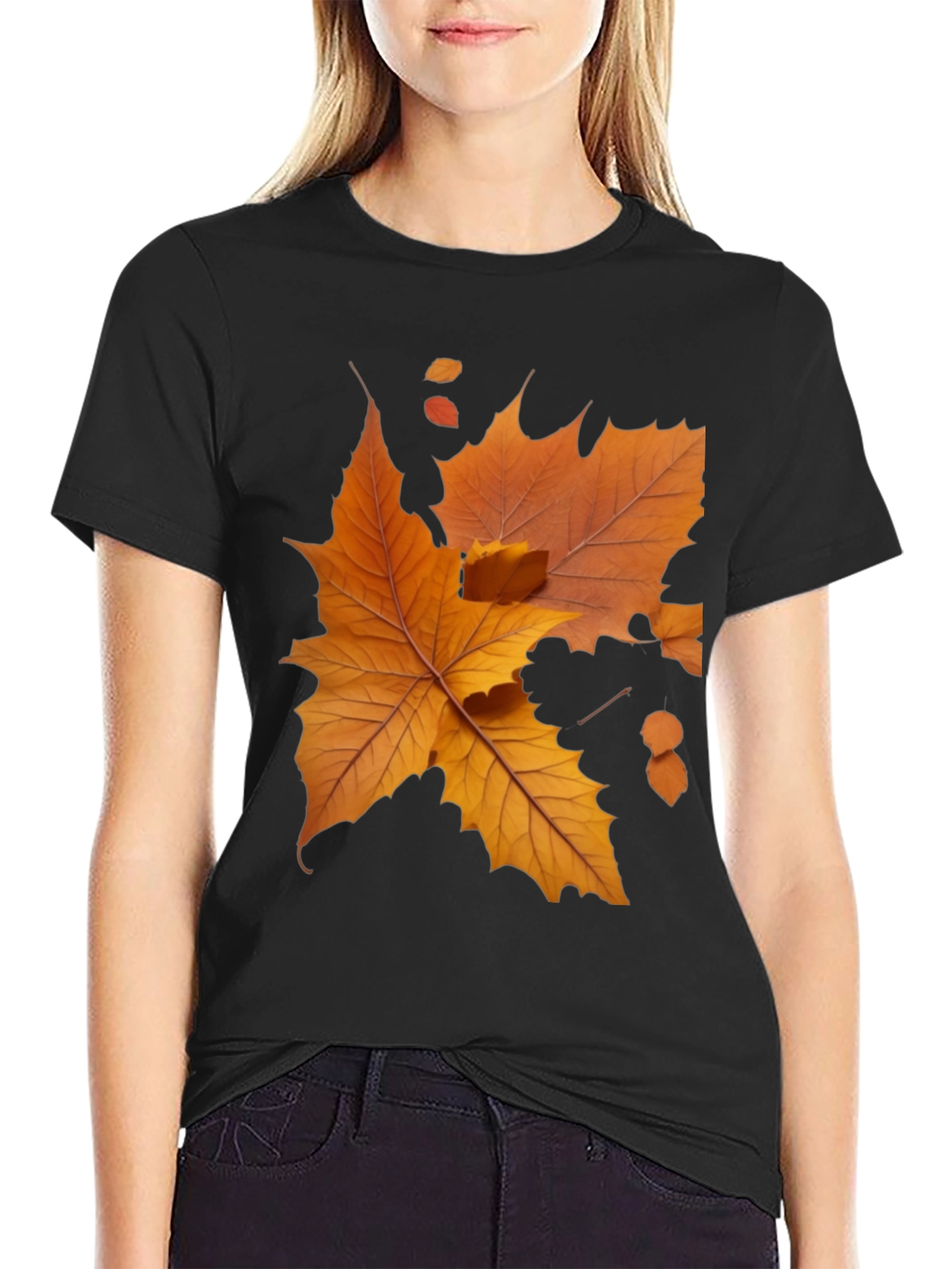 Autumn Leaf Graphic T-Shirt