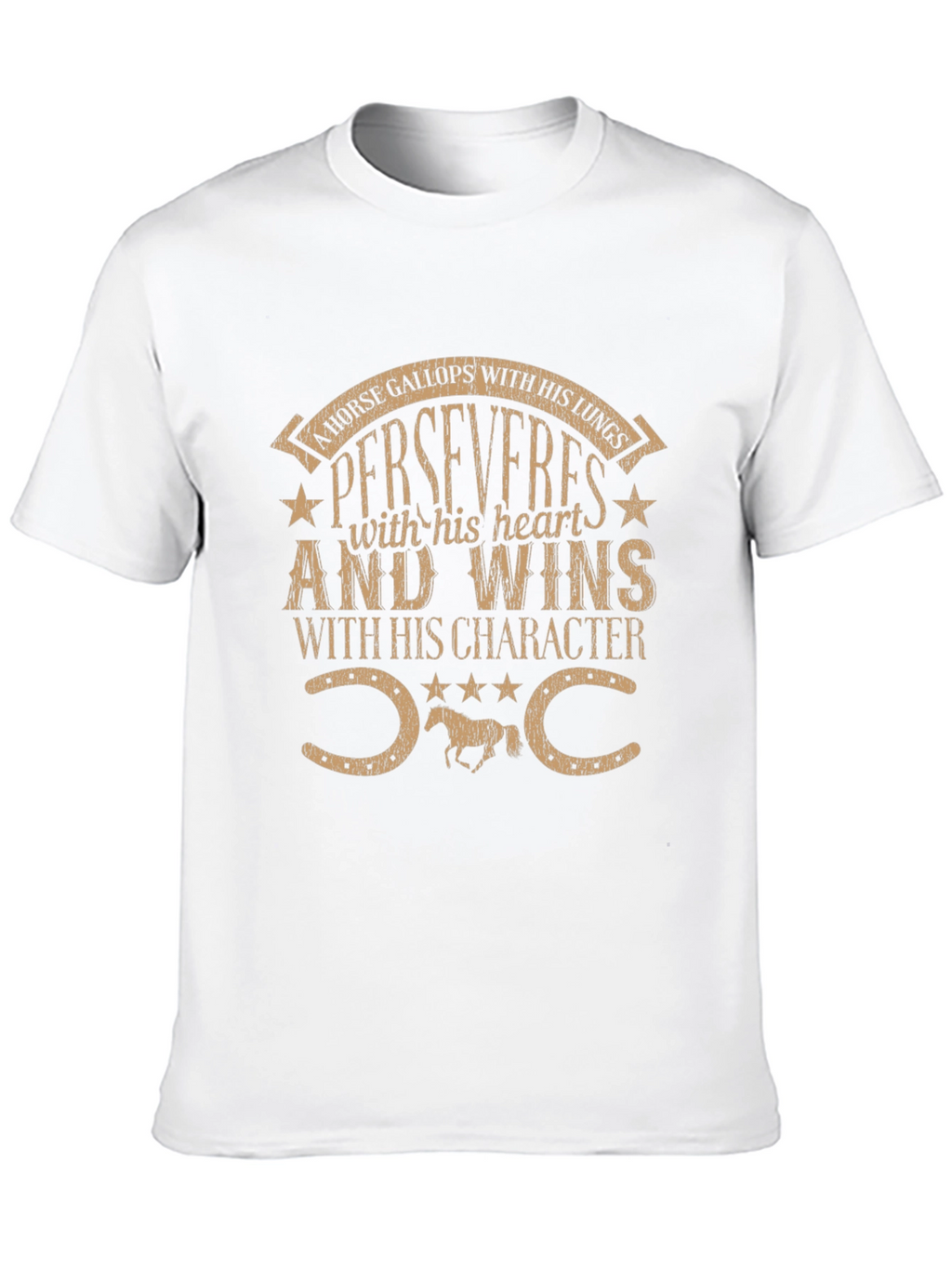 Horse Perseverance Graphic T-Shirt