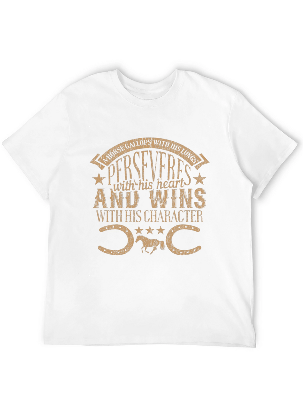 Horse Perseverance Graphic T-Shirt