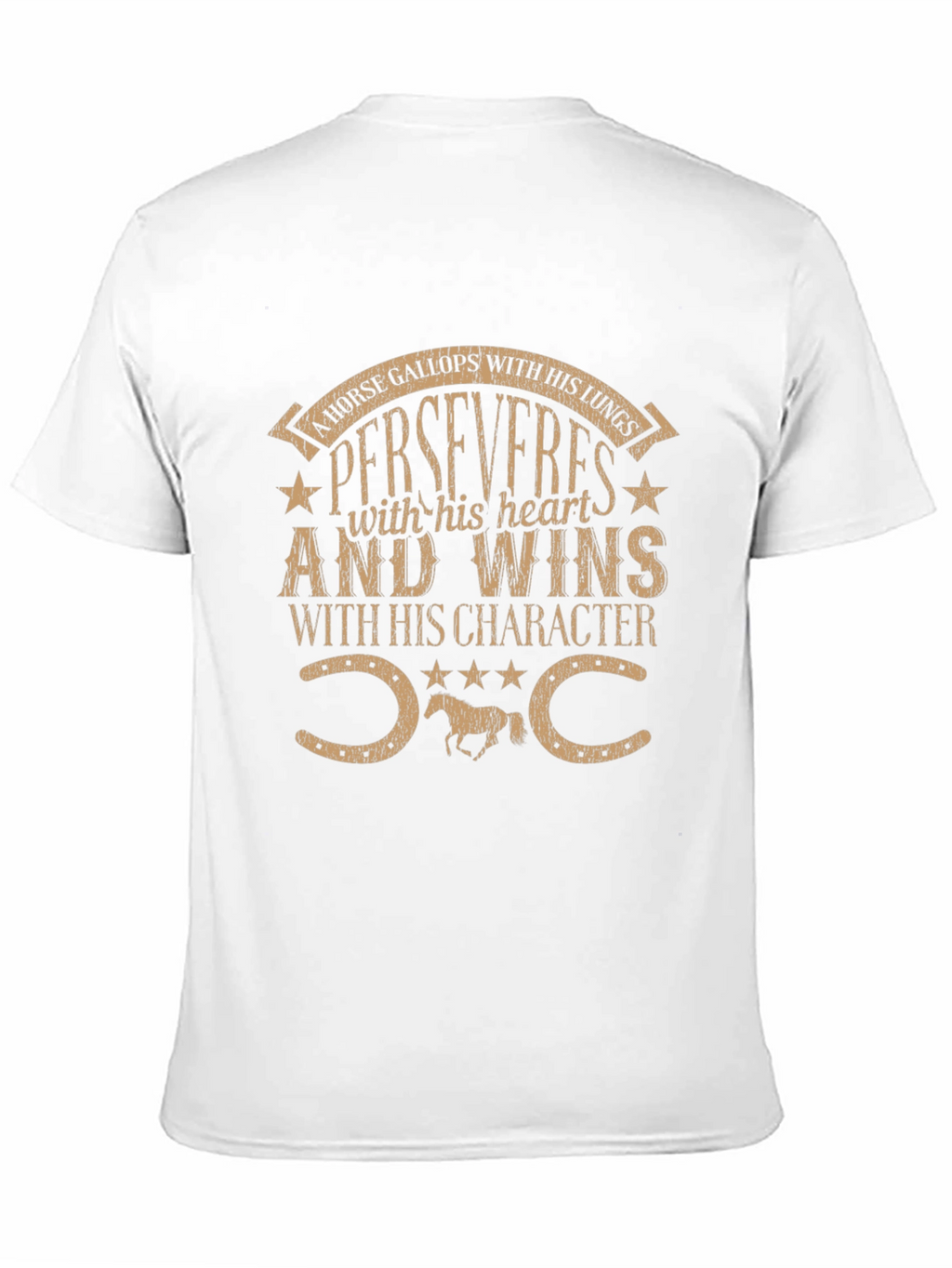Horse Perseverance Graphic T-Shirt