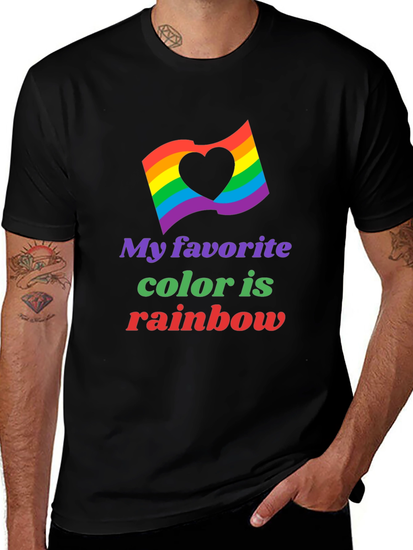 Rainbow Pride T-Shirt: My Favorite Color