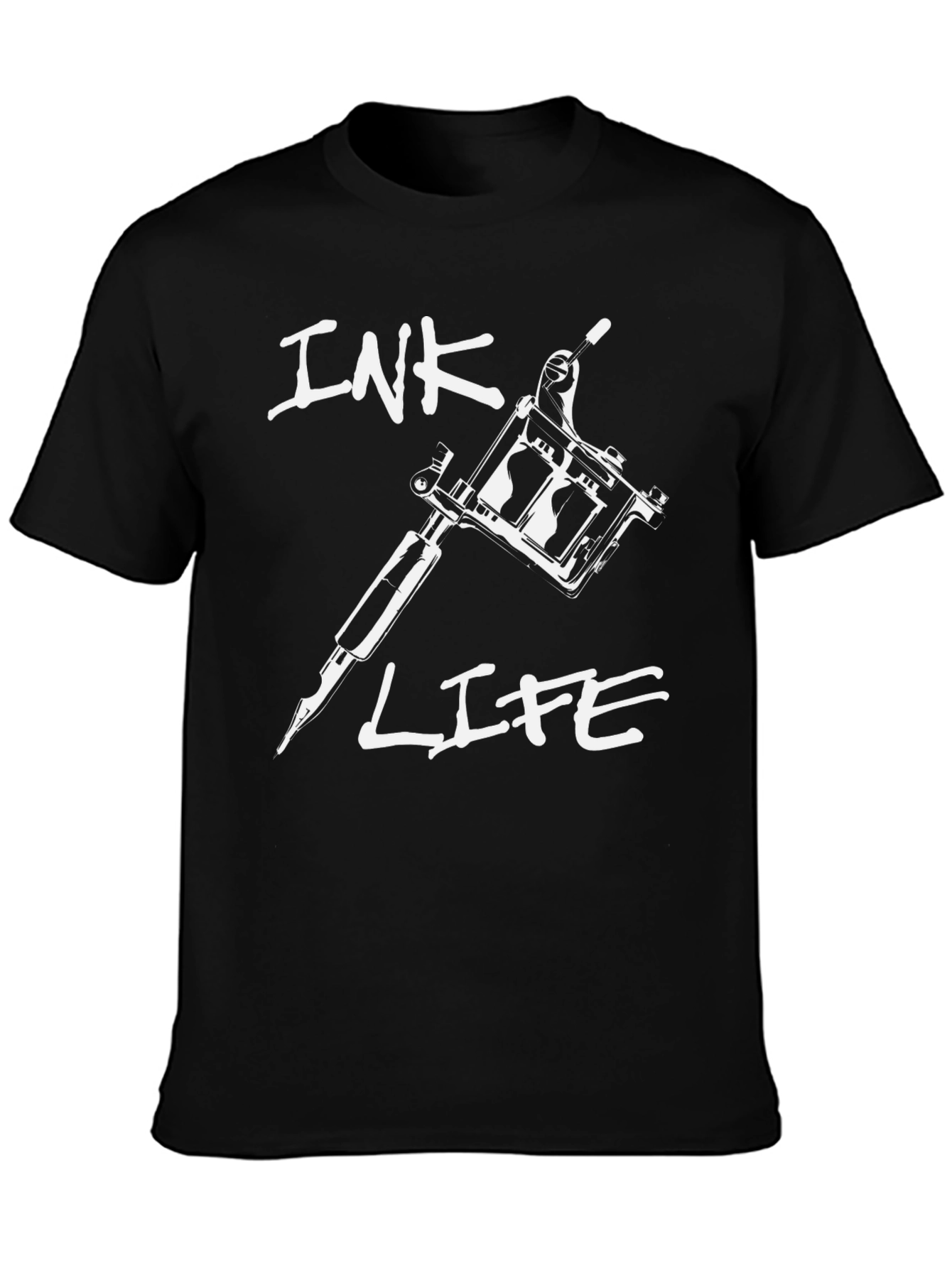 Ink Life Tattoo Artist Black Graphic Tee Shirt