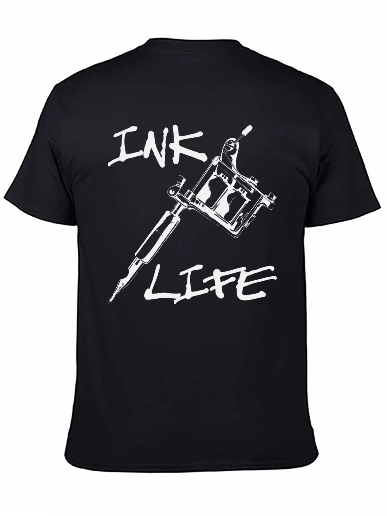 Ink Life Tattoo Artist Black Graphic Tee Shirt
