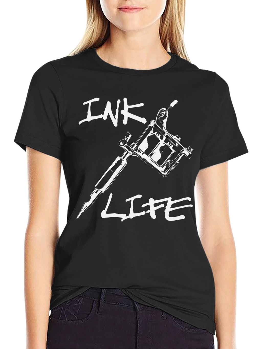 Ink Life Tattoo Artist Black Graphic Tee Shirt