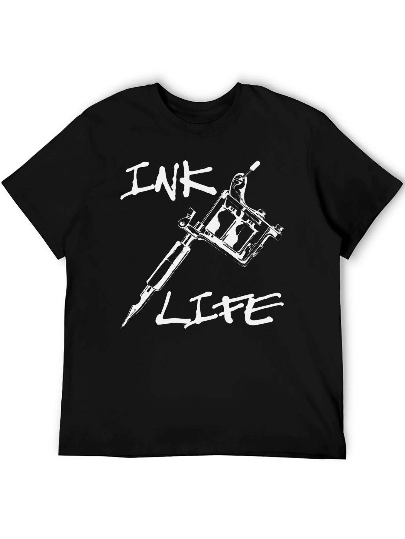 Ink Life Tattoo Artist Black Graphic Tee Shirt