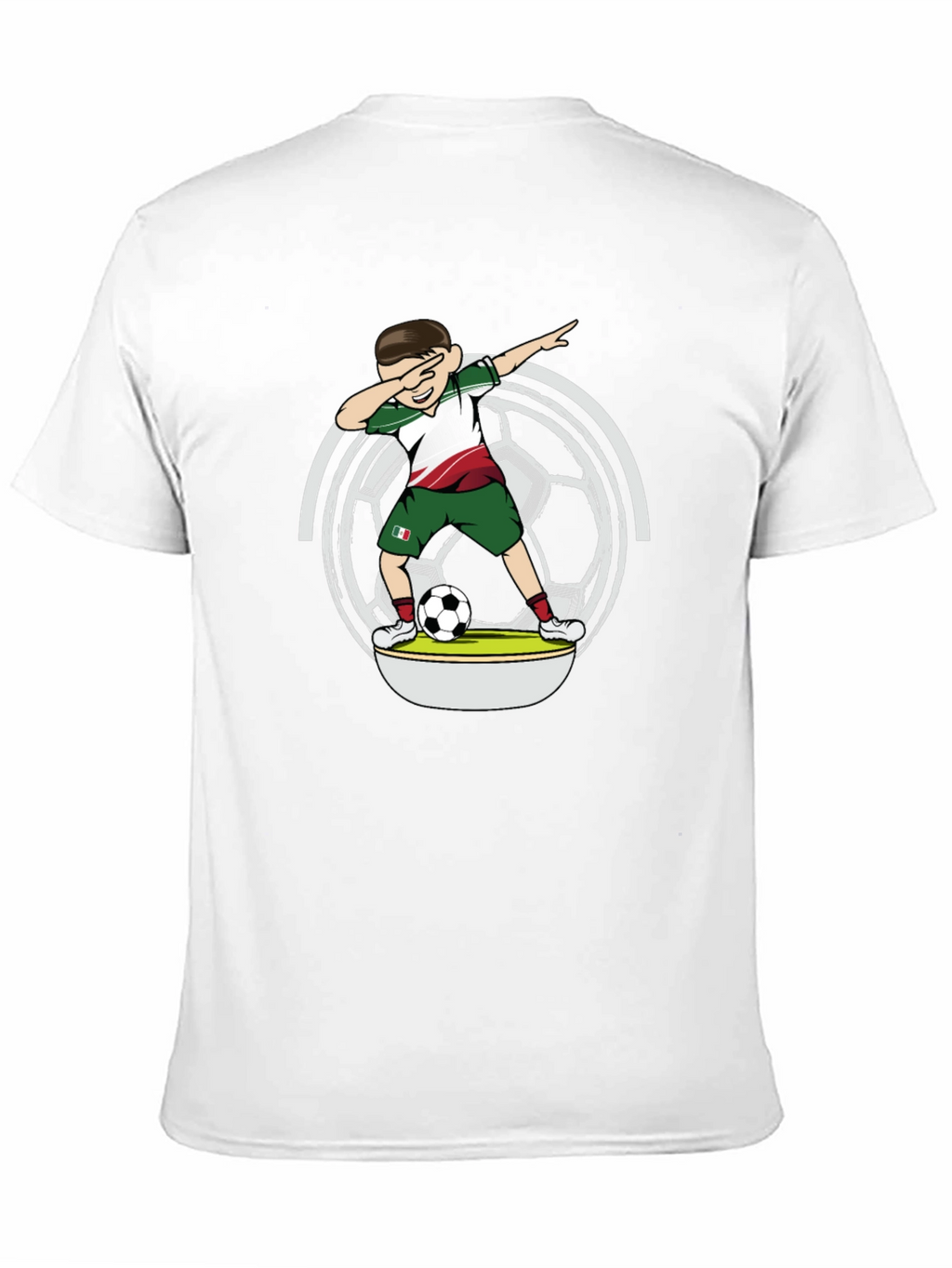 Dabbing Soccer Player T-Shirt - Mexico