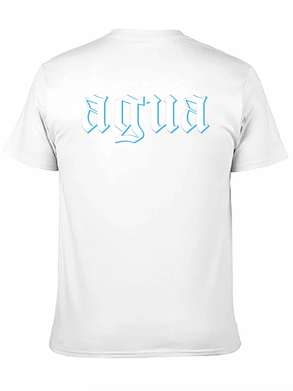 Agua Graphic Tee - Black Cotton T-Shirt